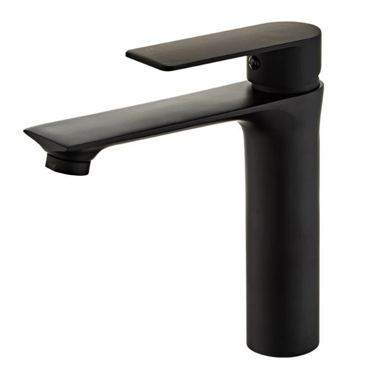 Grifo Negro Mate, Caño Alto Monomando Mezclador